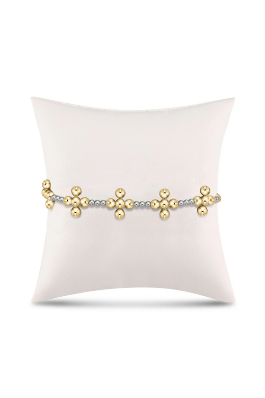 Enewton Sincerity Pattern Sterling 2.5mm Bead Bracelet With 4mm Beaded Cross Cabana Seaside Florida