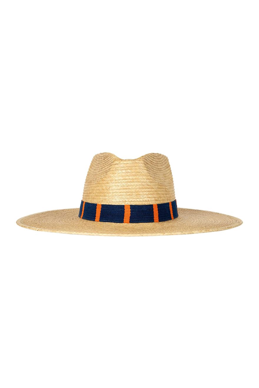Navy & Orange Sunshine Tienda Palm Hat