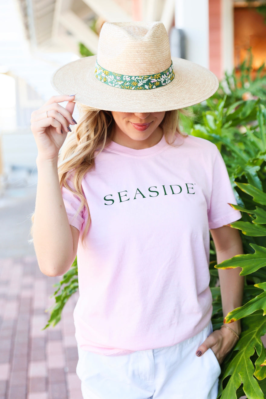 Paradise Floral Palm Hat Sunshine Tienda Cabana Seaside Florida