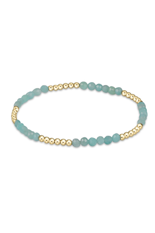 Blissful Pattern 2.5mm Bead Bracelet - Amazonite Cabana Seaside Florida